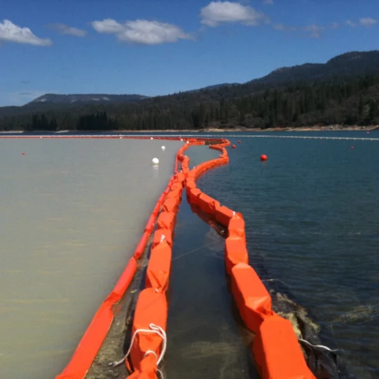 Oil Boom Silt Curtain for Sea PVC Oil Boom Fence Fabric